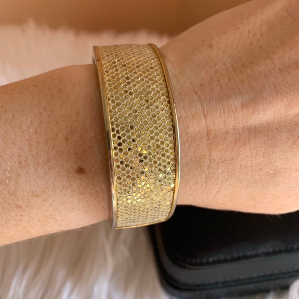 Gold Metallic Bangle - Picture 3 of 3
